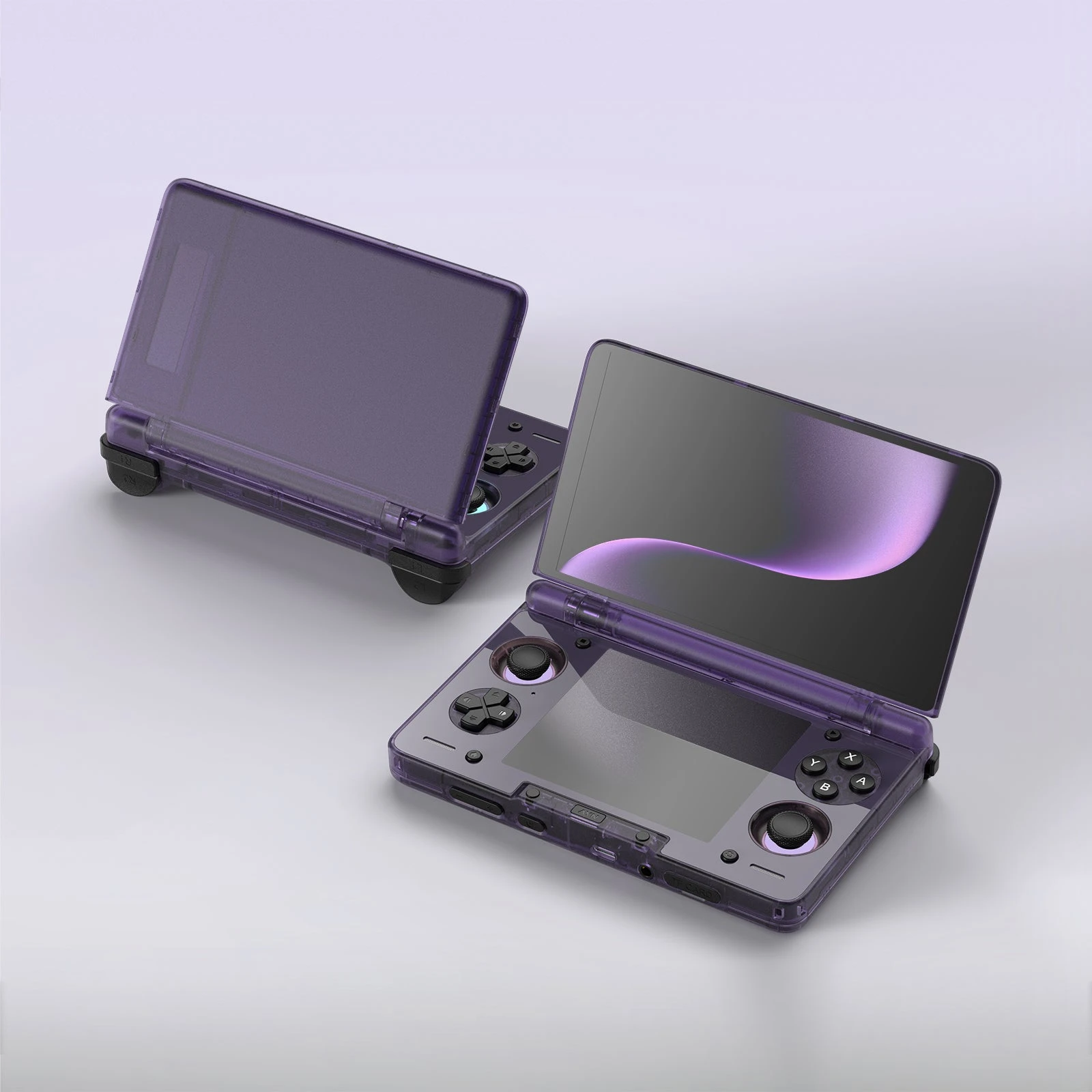 AYN Thor handheld gaming device in purple color