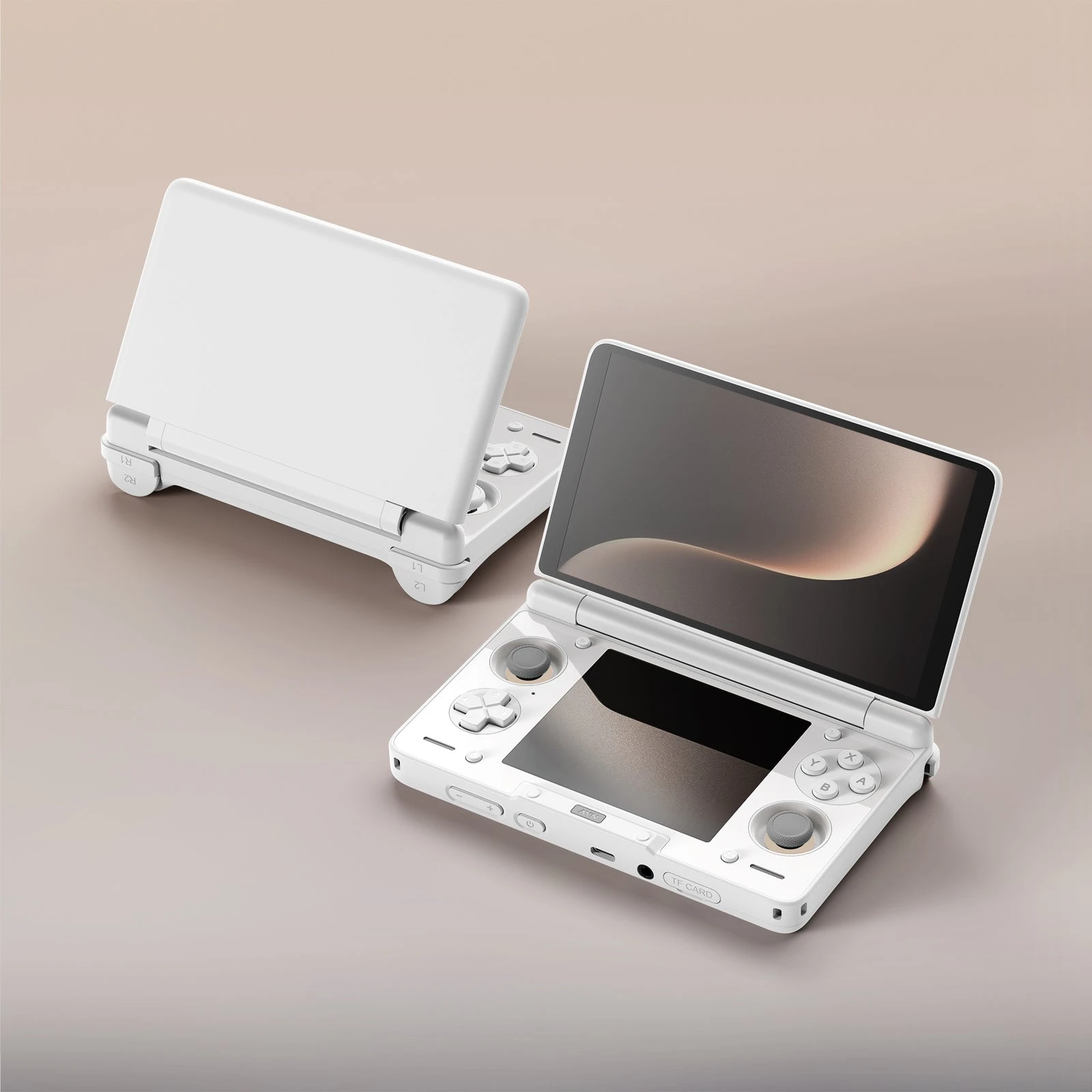 AYN Thor handheld gaming device in white color
