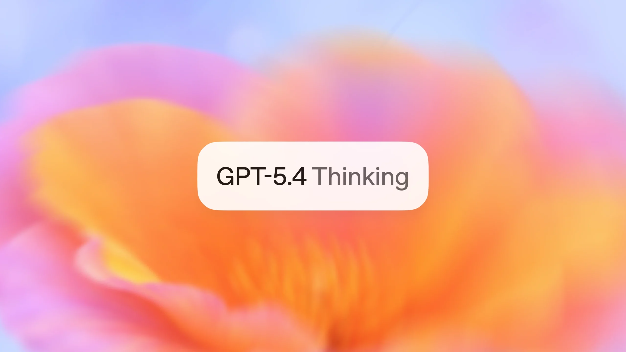 OpenAI GPT-5.4 Thinking hero image